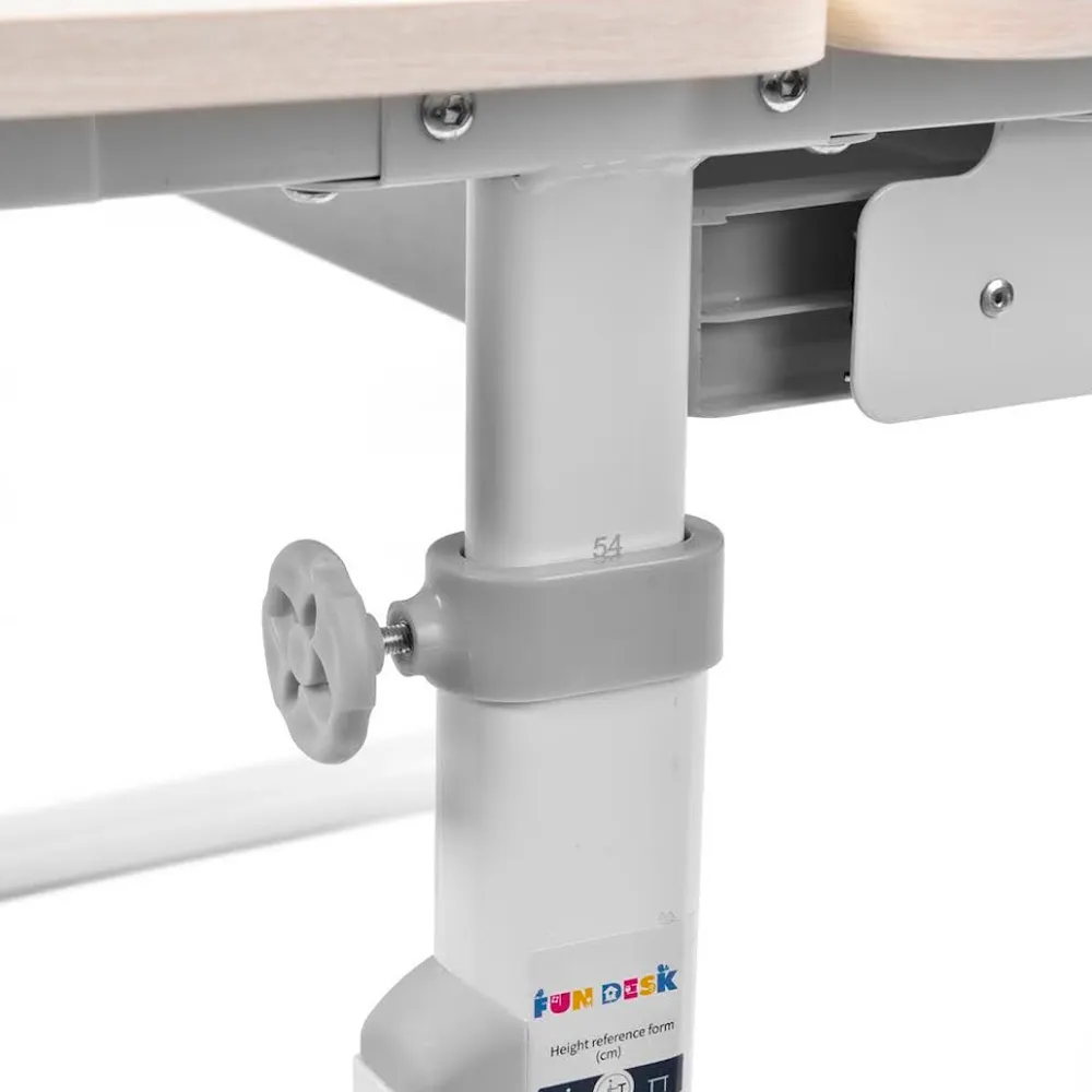 Комплект парта + стул трансформеры Carezza Grey-w FUNDESK