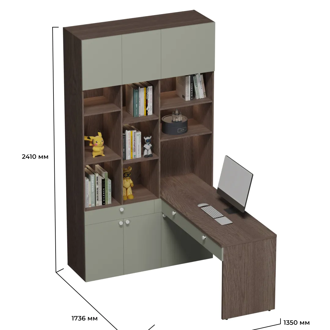 Ниша с рабочей зоной с подсветкой LG425 L/R