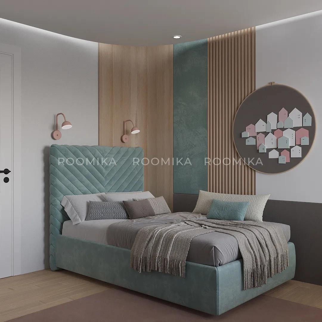 Кровать мягкая САРА SA120  с подъемным механизмом, 120x200