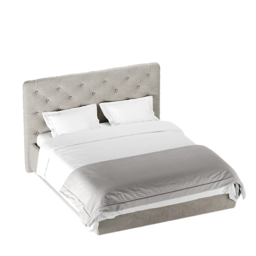 Кровать двуспальная мягкая МИРА с подъемным механизмом, 140x200