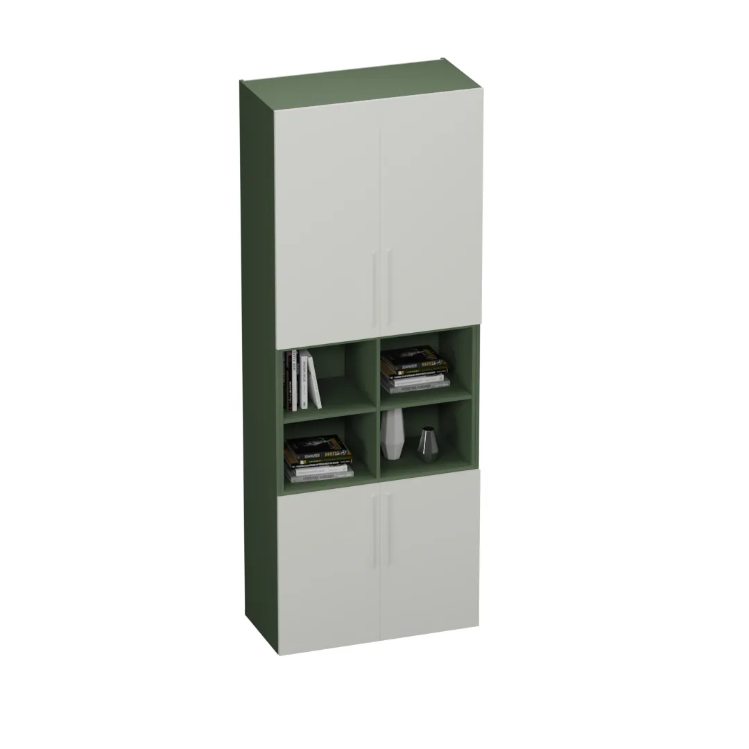 Шкаф книжный с нишей LG216