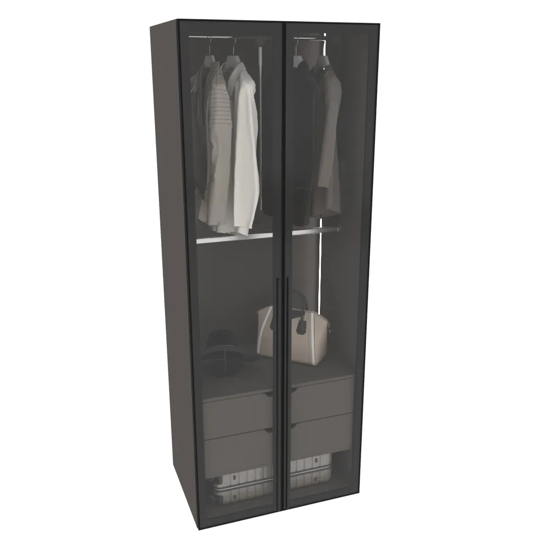 Шкаф для спальни с двумя ящиками с подсветкой R210.60-6 Шкаф для спальни с двумя ящиками с подсветкой R210.60-6