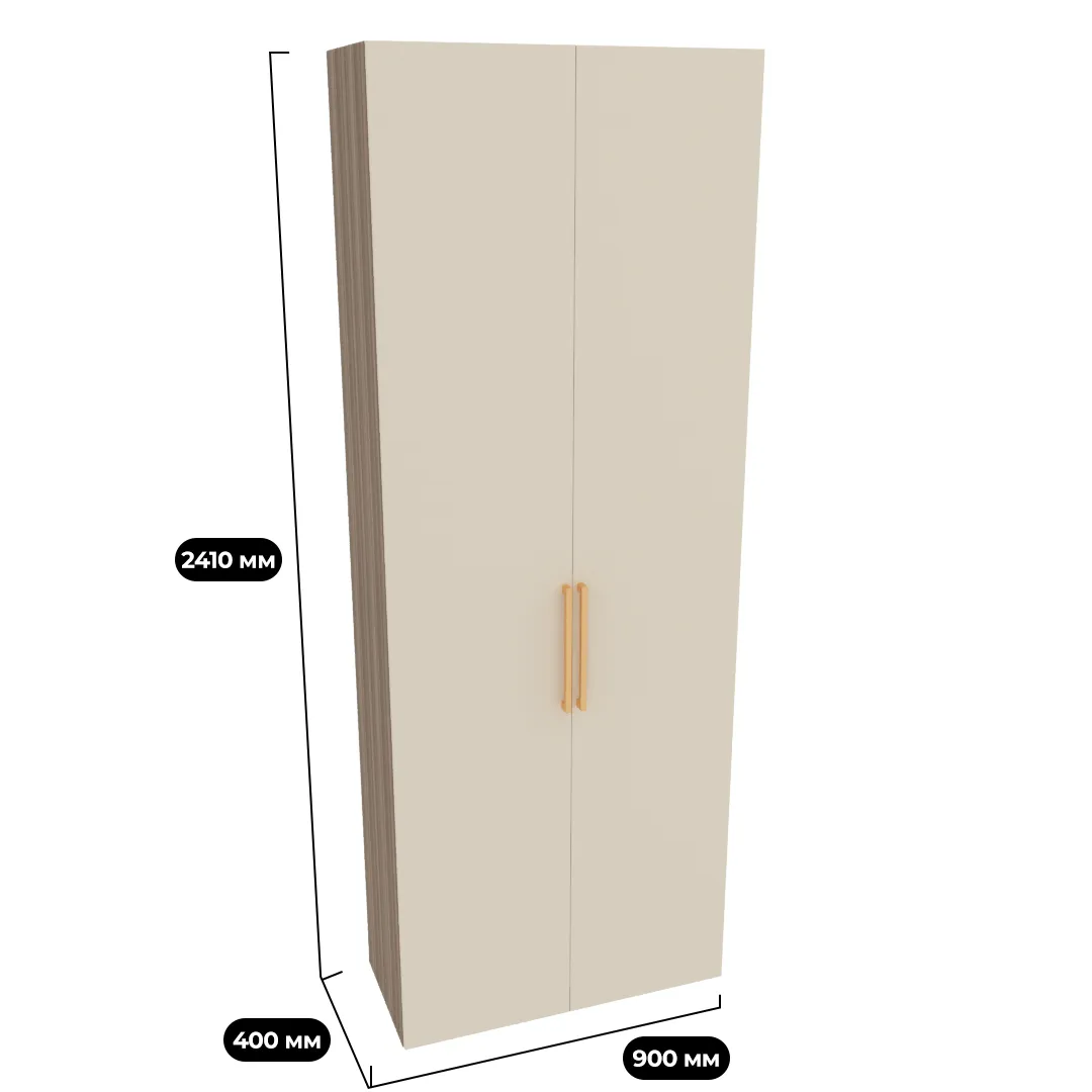Шкаф двустворчатый L210.40-4