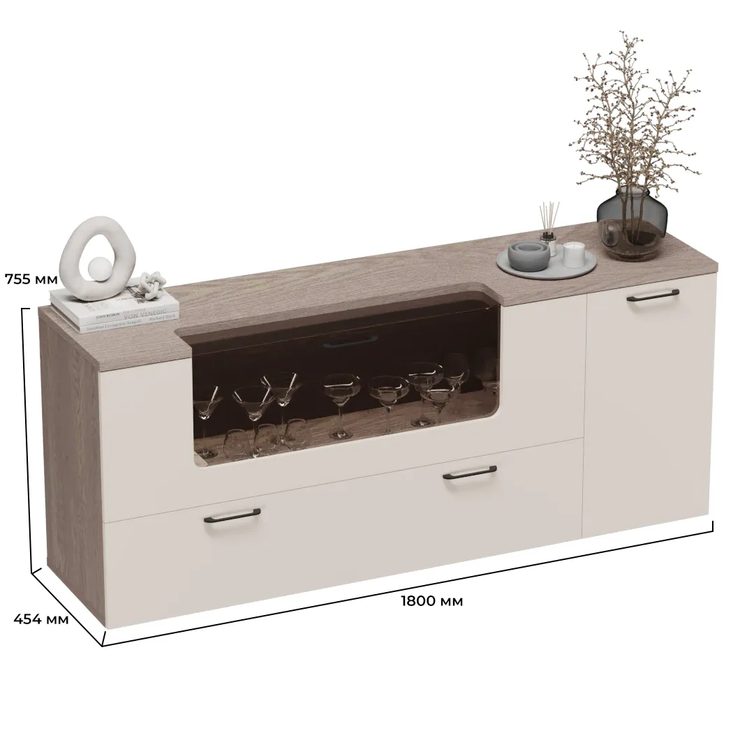 Тумба TV  с подсветкой L750 L/R