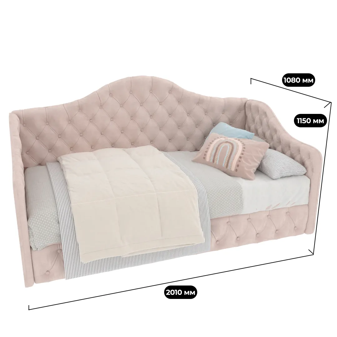 Кровать односпальная мягкая МОНИКА 3