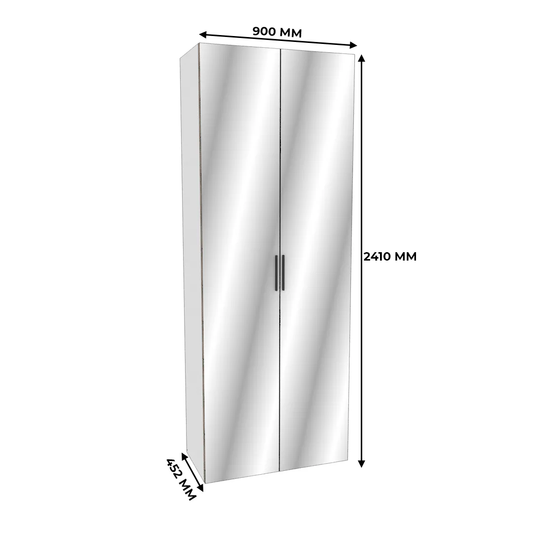 Шкаф двустворчатый с зеркалом L-210.44-4Z