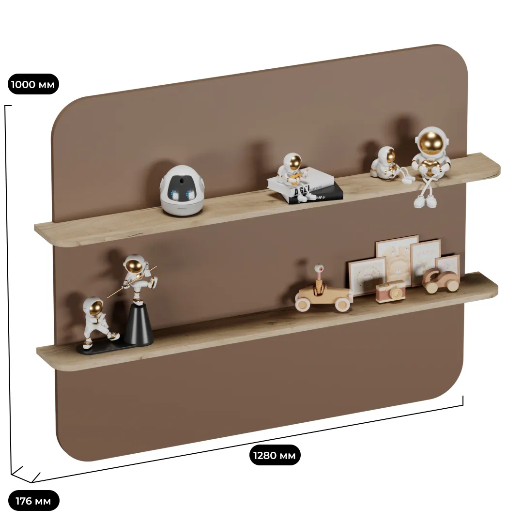 Полка навесная L122