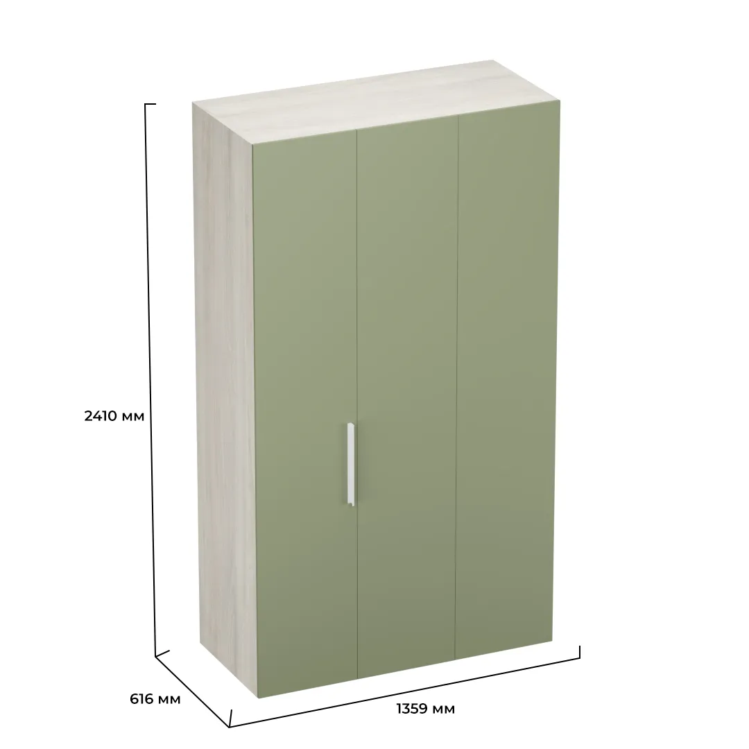 Шкаф со складными дверьми и фальш панелью LG206 L/R