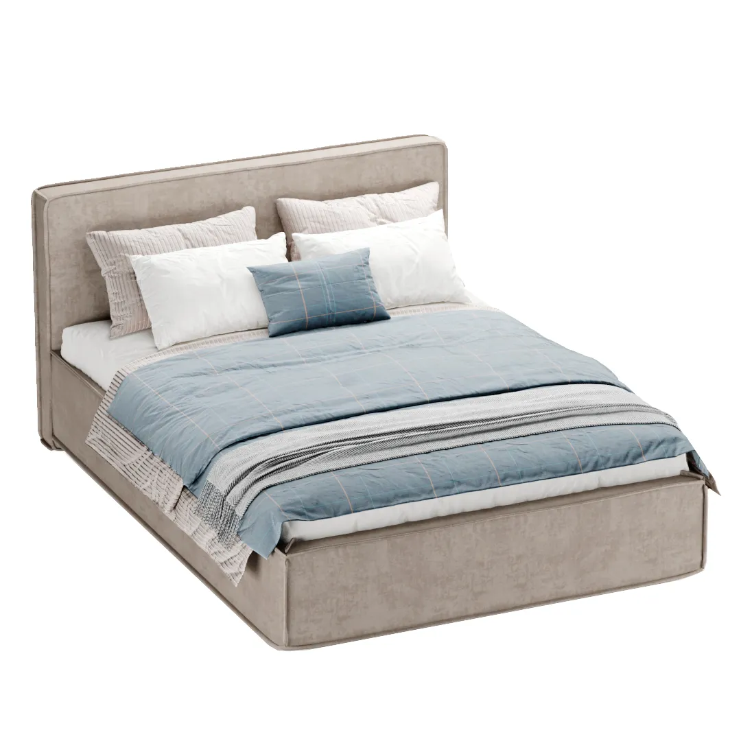 Кровать двуспальная мягкая ОСТИН  с подъемным механизмом, 160x200