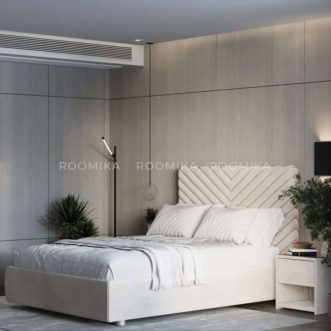 Кровать двуспальная мягкая САРА  с подъемным механизмом, 180x200