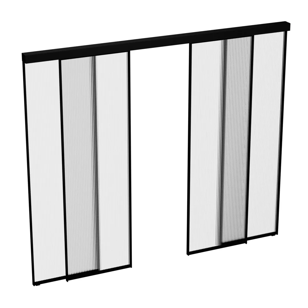 Раздвижная перегородка для кухни, стекло Мору GRACE 3