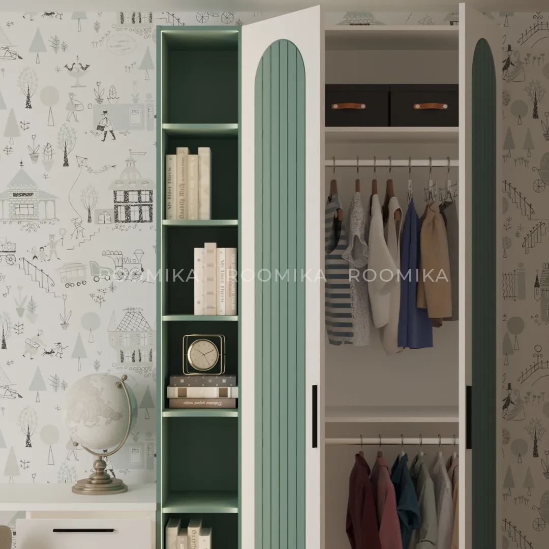 Рабочая зона Lazio фрезерованные фасады в эмали 88