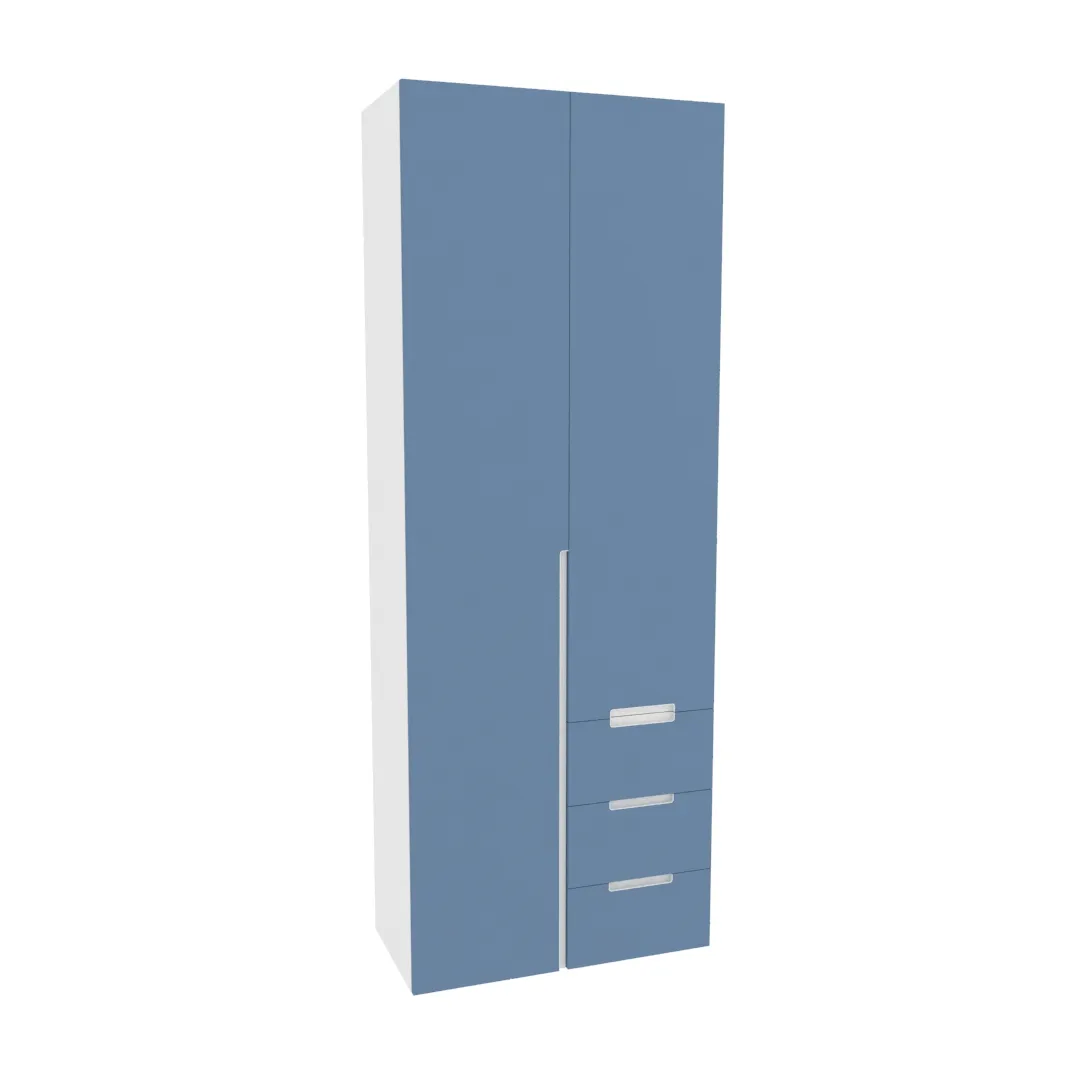 Шкаф комбинированный, фасады в эмали LE215 L/R