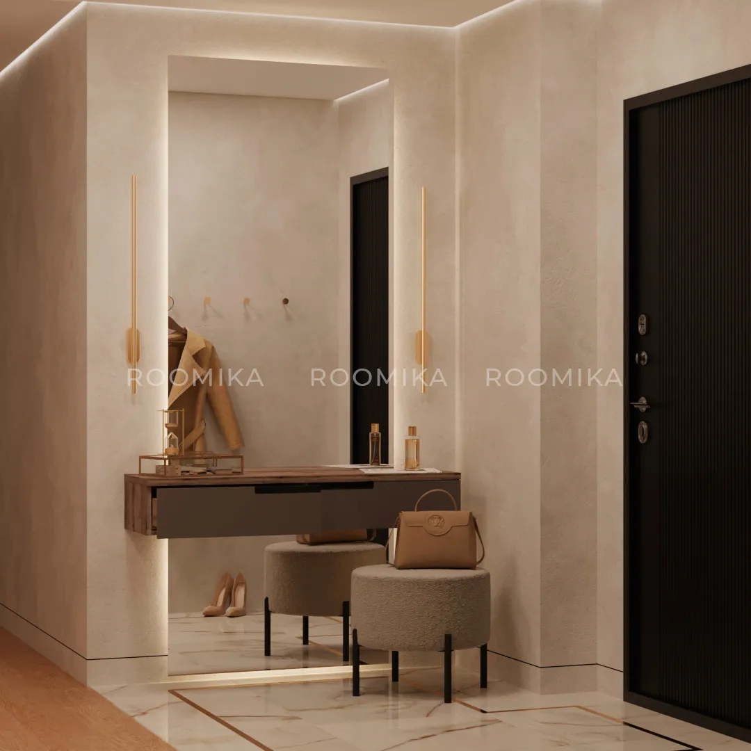 Зеркало с подвесным столиком  L169 L/R