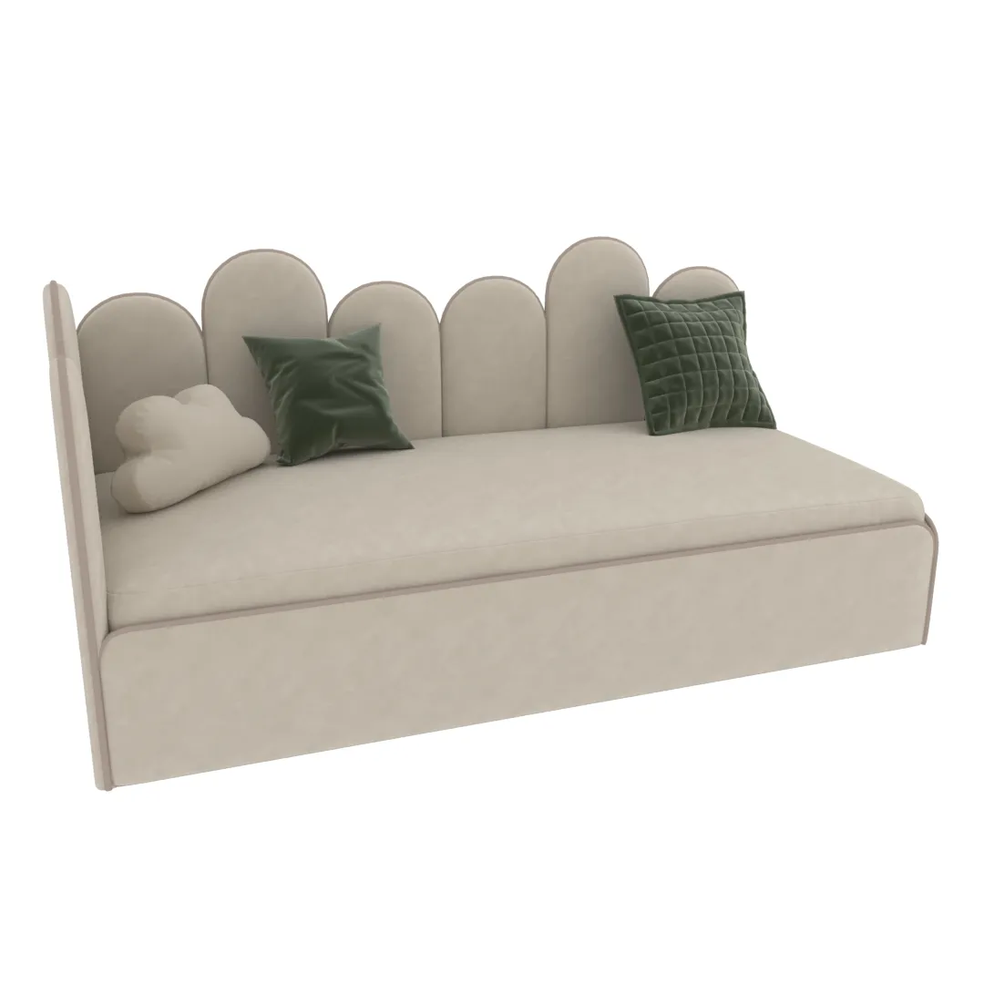 Мягкая кровать-диван КИПРОС с подъемным механизмом, 90x190