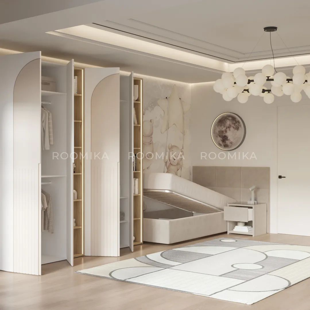 Лацио детская фрезерованные фасады в эмали 10