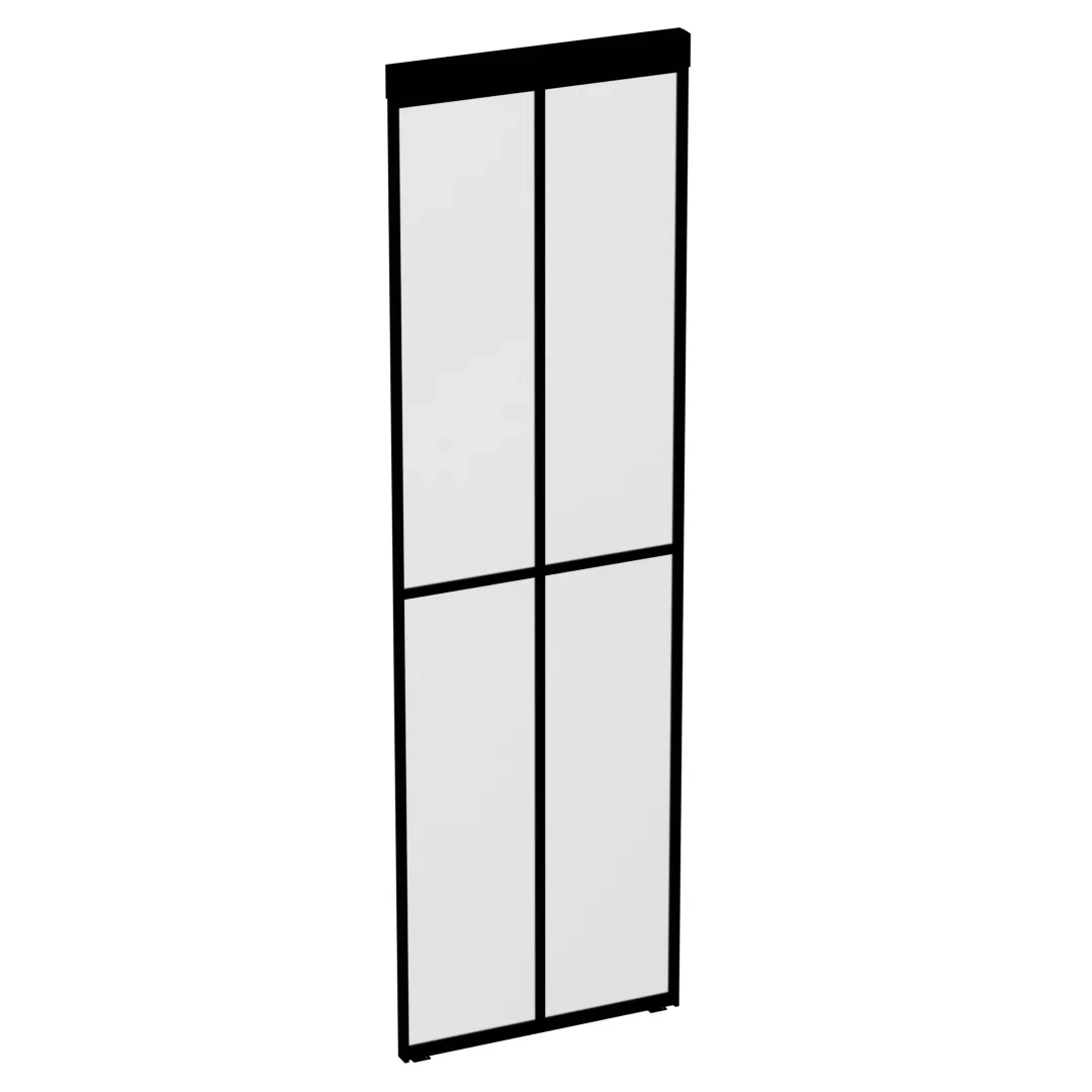 Сатинированная перегородка для зонирования в студии, стекло Сатинато GRACE 10