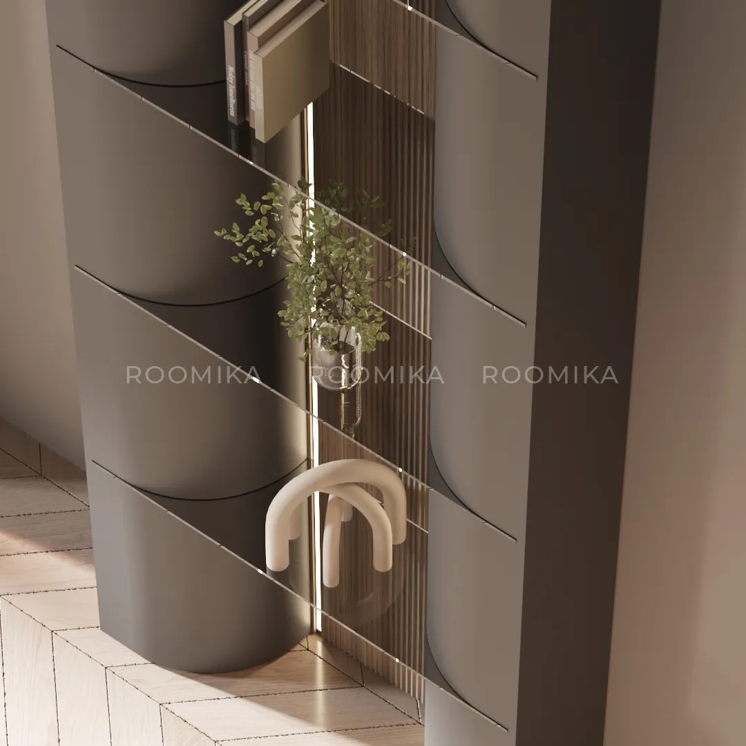 Стеллаж декоративный напольный с подсветкой FG300.250