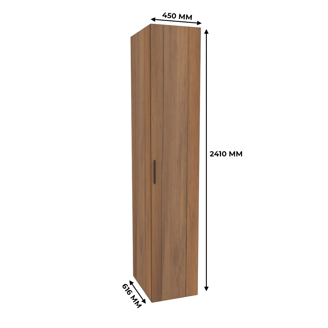 Шкаф 1 дверный узкий L220.60-1