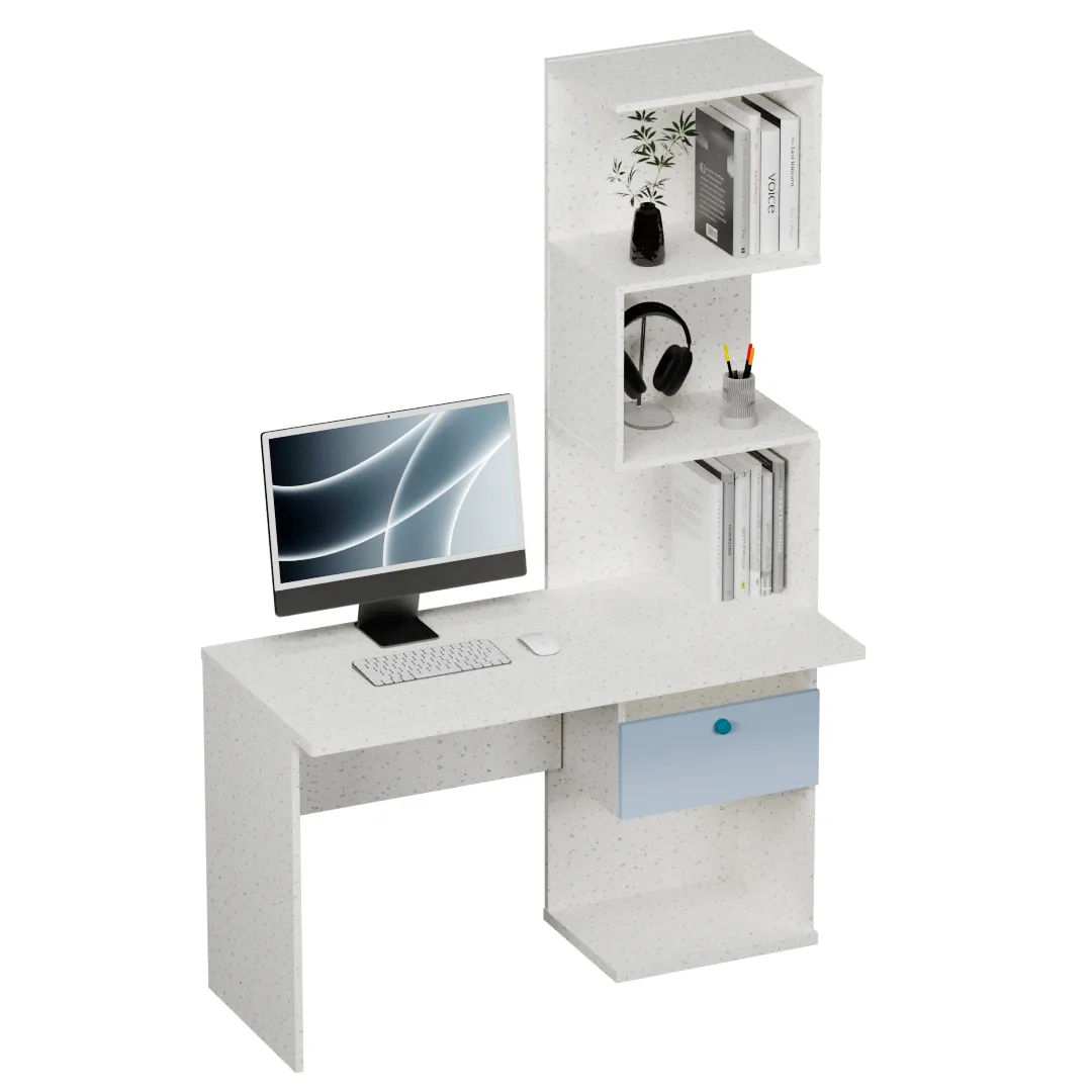 Рабочий стол со встроенным стеллажом HOF420 Рабочий стол со встроенным стеллажом HOF420