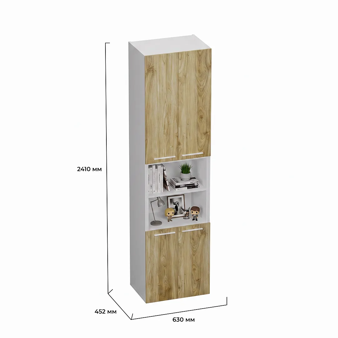 Шкаф книжный с нишей LG228.44