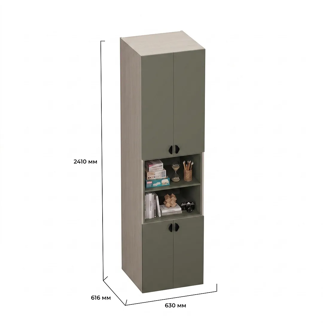 Шкаф книжный с нишей L228.60