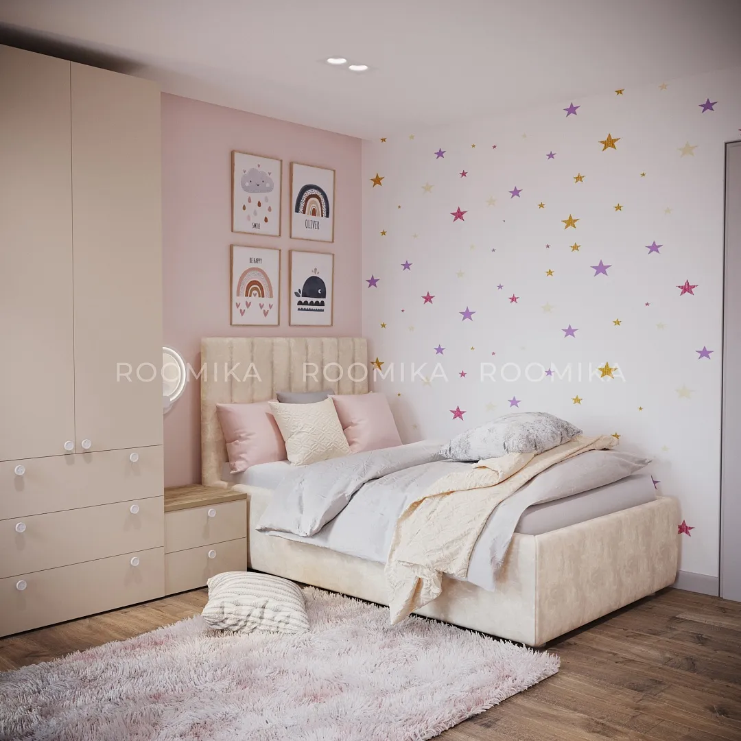 Кровать односпальная мягкая АСТИ  с подъемным механизмом, 90x200