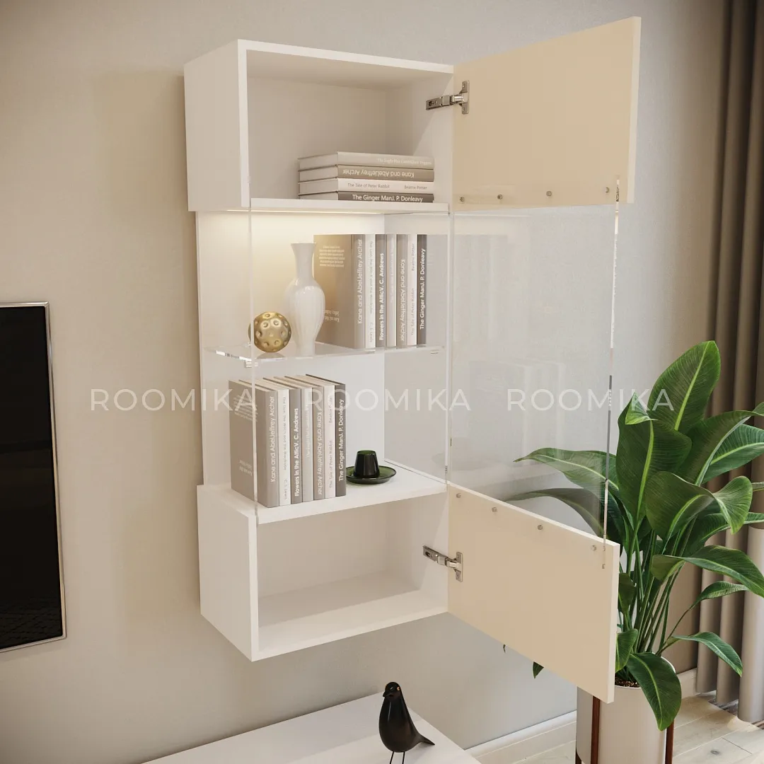 Шкаф навесной с подсветкой L350