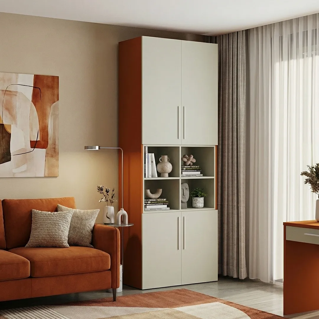 Шкаф книжный с нишей L216