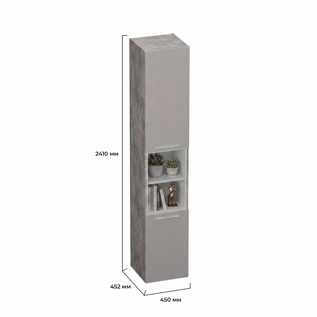 Шкаф  однодверный с нишей LG226