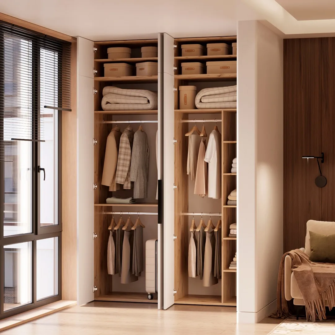 Балкон с удобной мягкой нишей и шкафом с фрезерованными фасадами №130