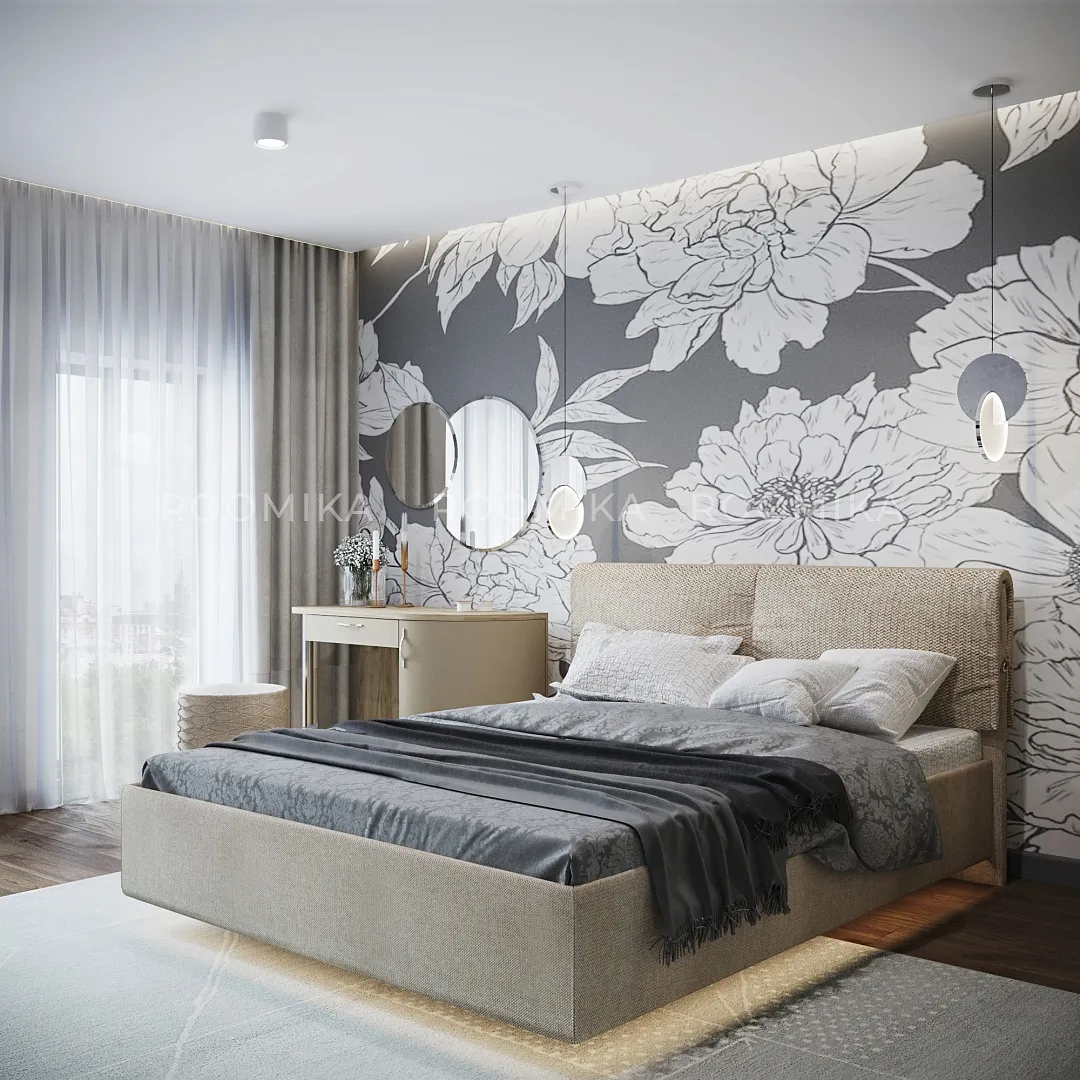 Кровать мягкая КОЛИБРИ KOL120 с подъемным механизмом, 120x200