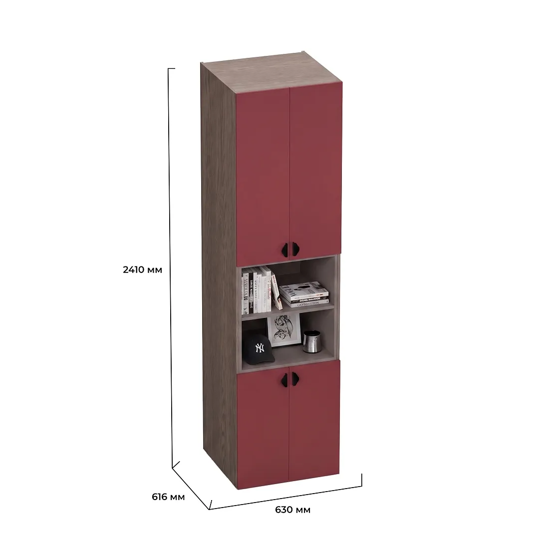 Шкаф книжный с нишей LG228.60