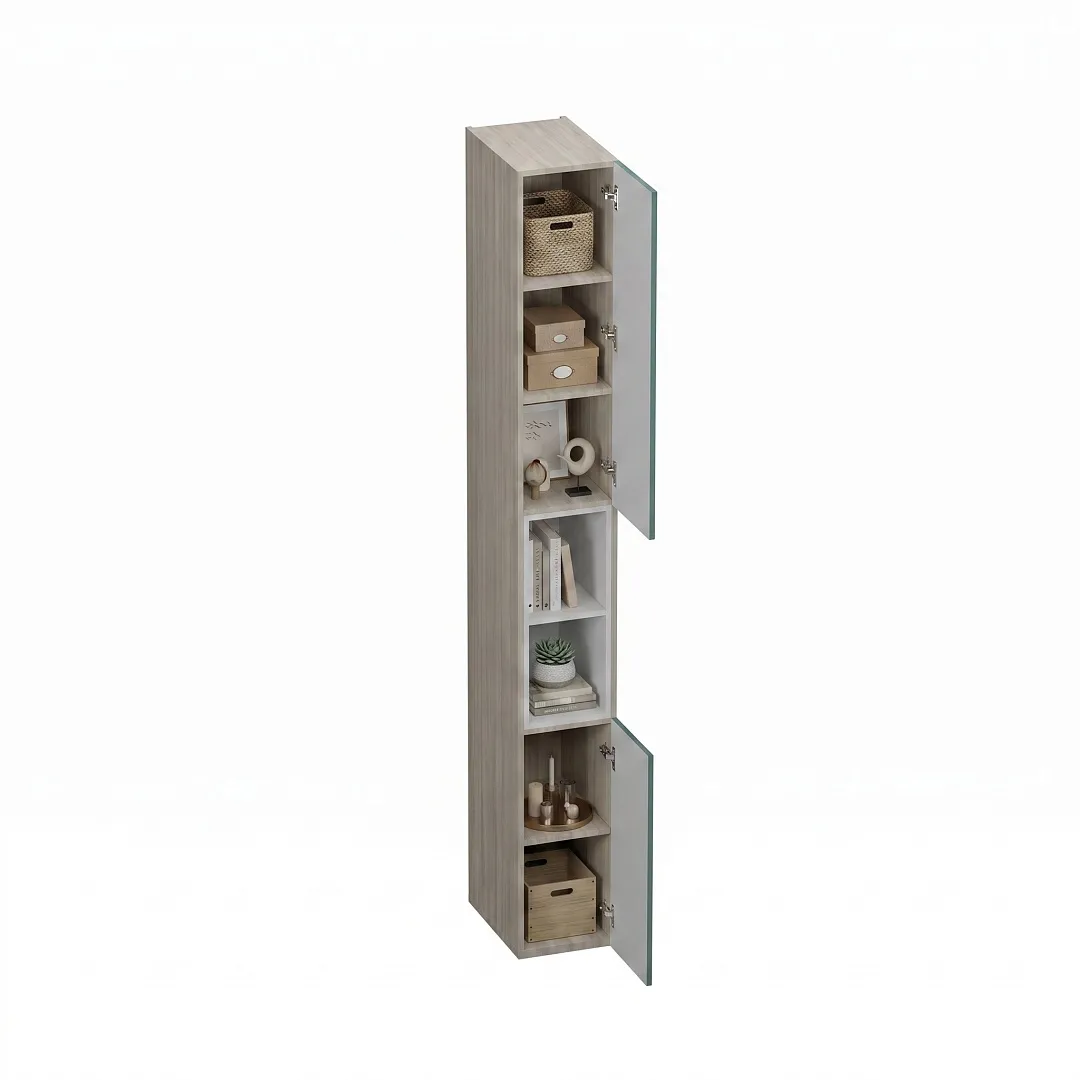 Шкаф книжный с нишей узкий LG226.300