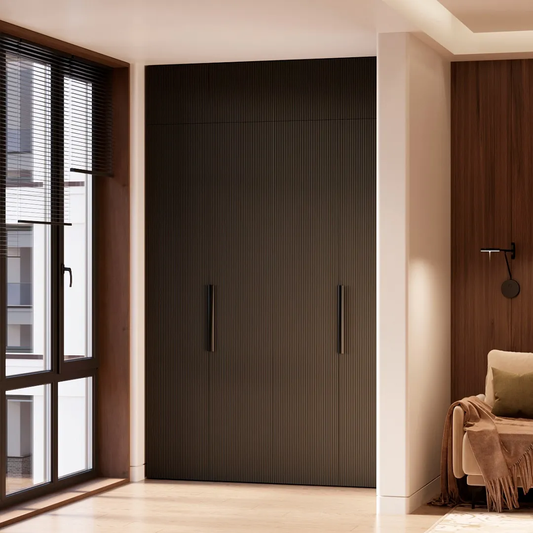 Балкон с удобной мягкой нишей и шкафом в эмали №132