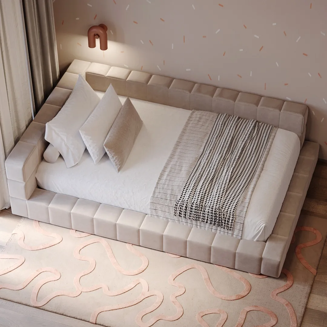 Антресоль на шкафы, фрезерованные фасады в эмали LE461.61