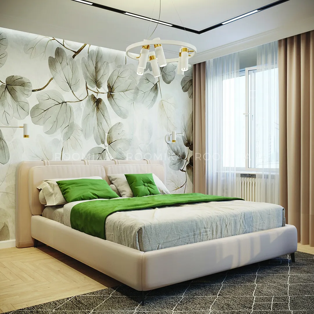 Кровать двуспальная мягкая STANLEY, 180x200