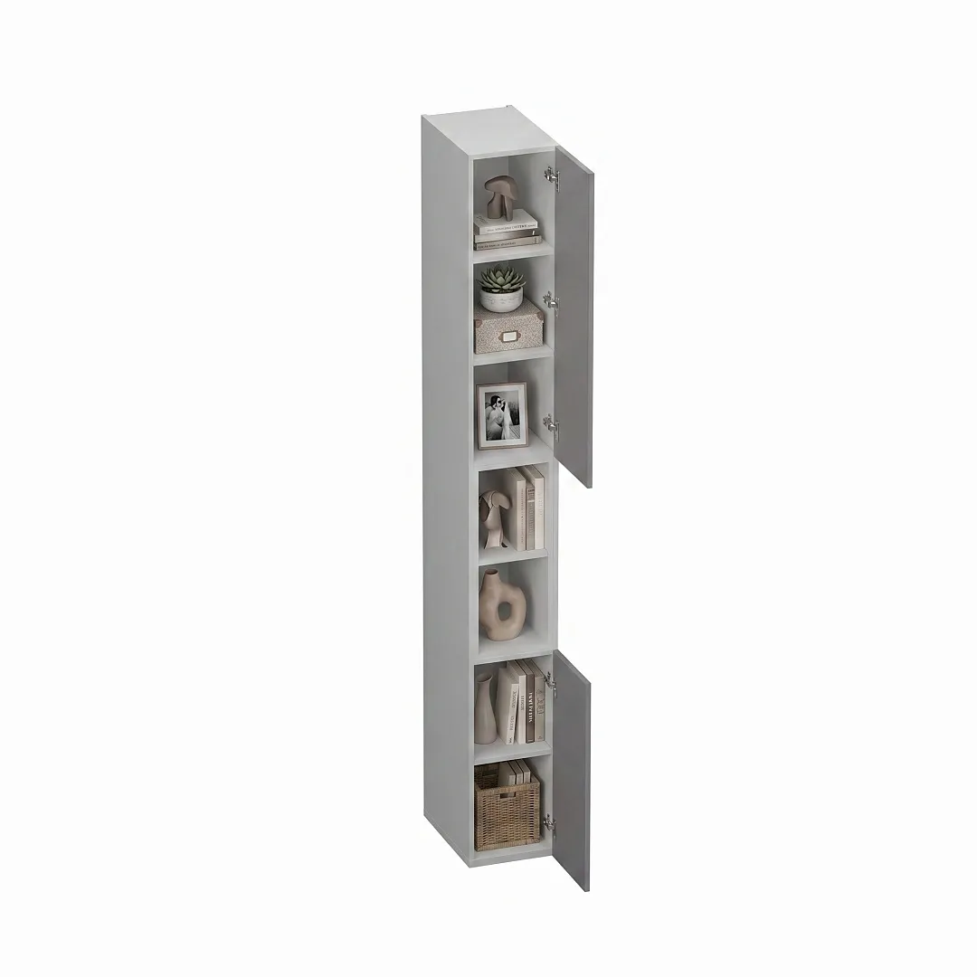 Шкаф книжный с нишей узкий L226.300