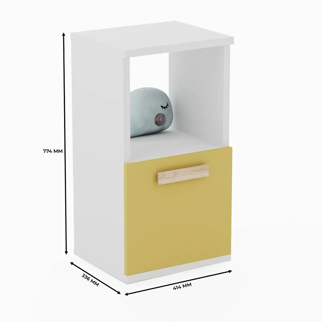 Cтеллаж сквозной книжный на 2 ниши E802 с фасадом 1 шт