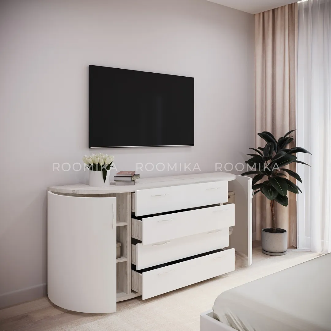 Комод радиусный на 1600 мм P746