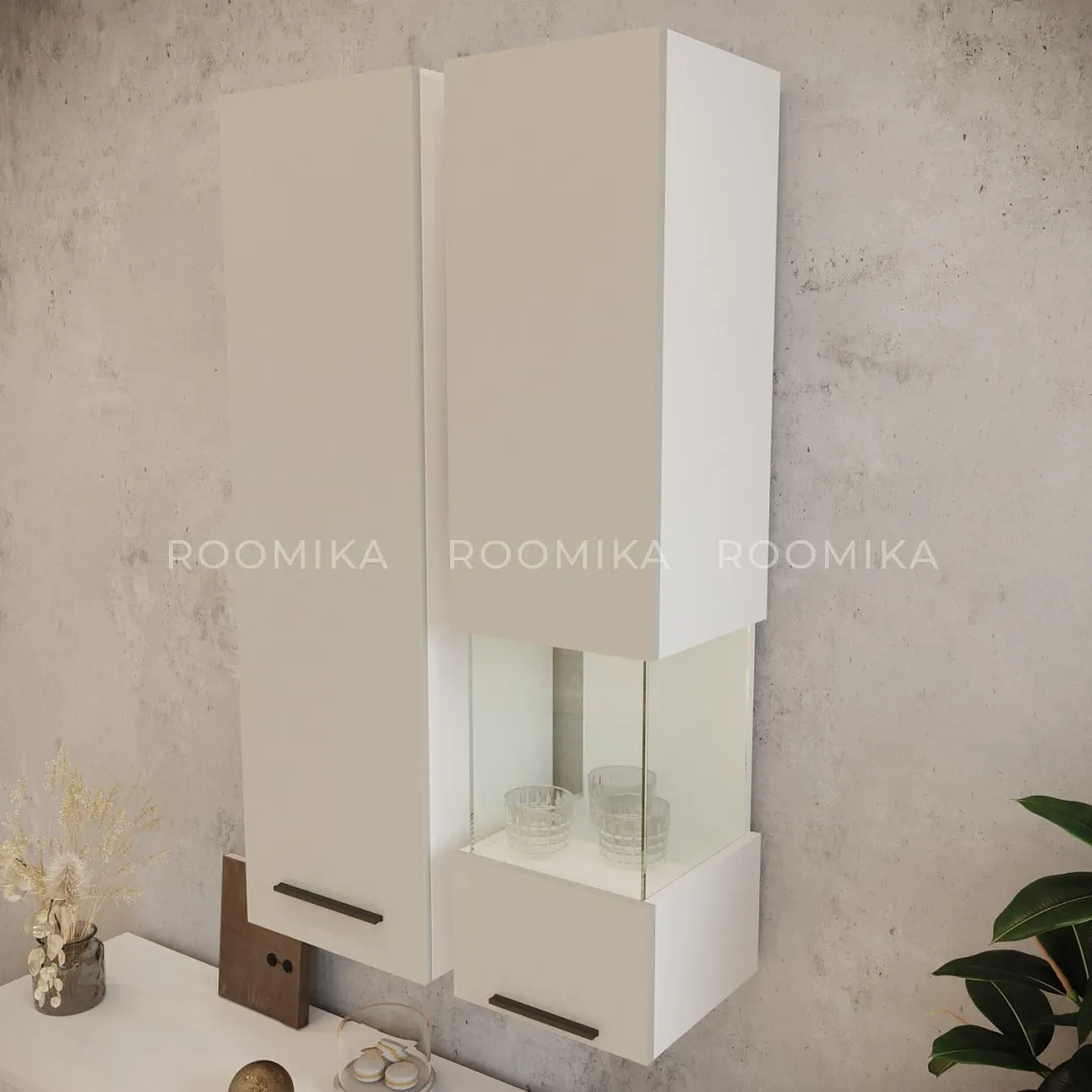 Шкаф навесной, со стеклом L-381.2