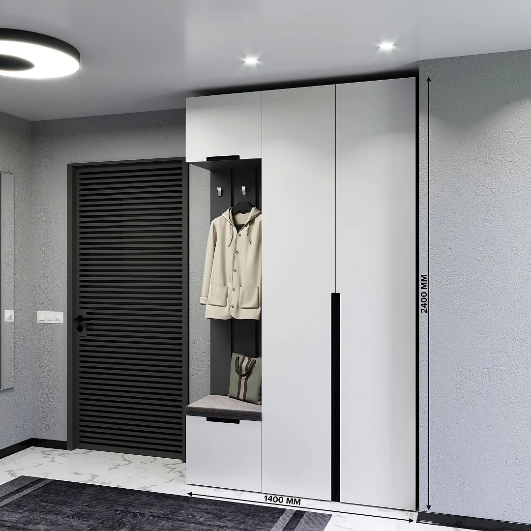 Lazio прихожая фасады в эмали 5