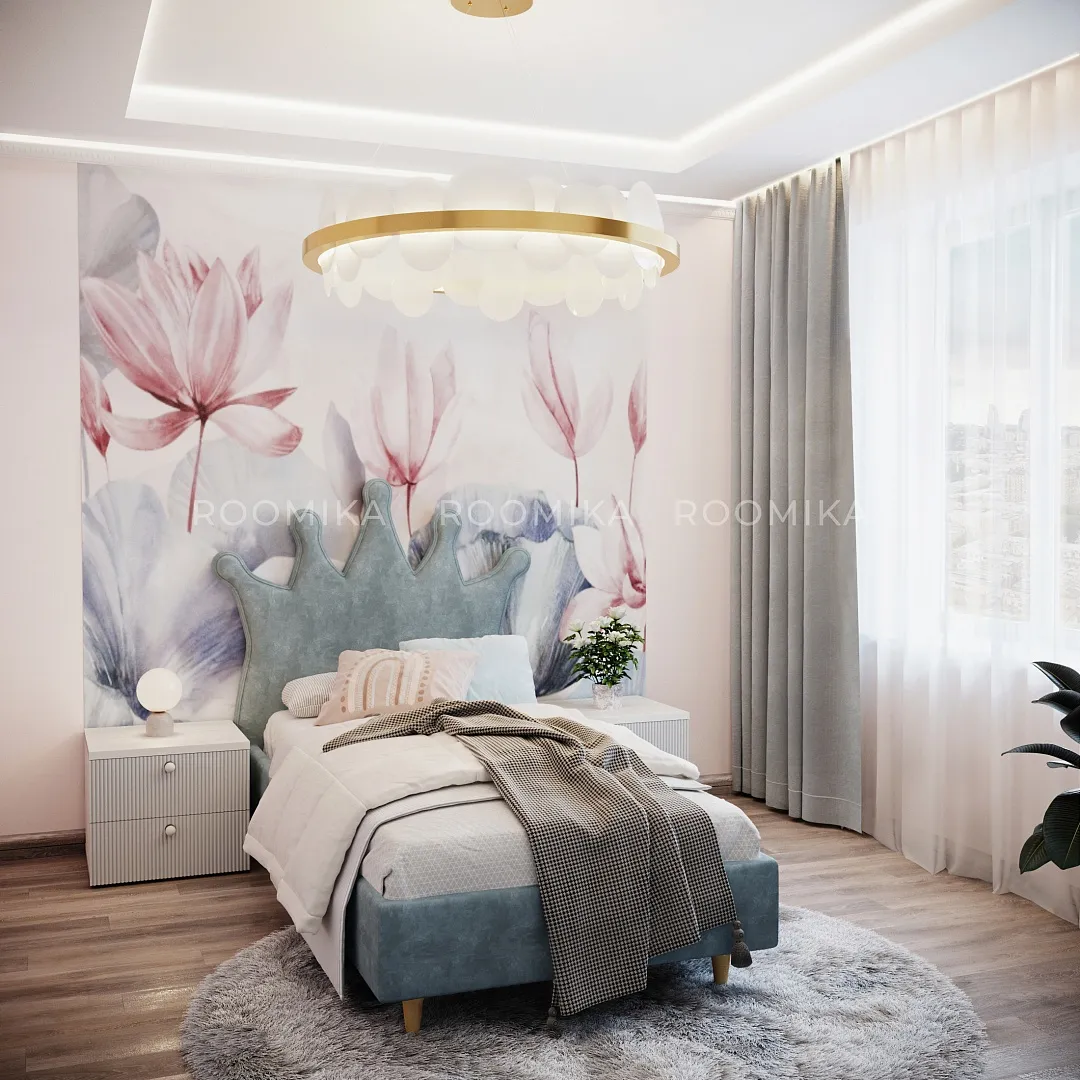 Кровать односпальная мягкая QUEEN LITE