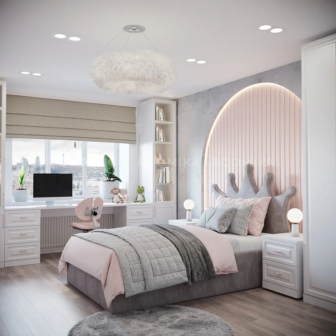 Кровать мягкая КВИН с подъемным механизмом, 120x200