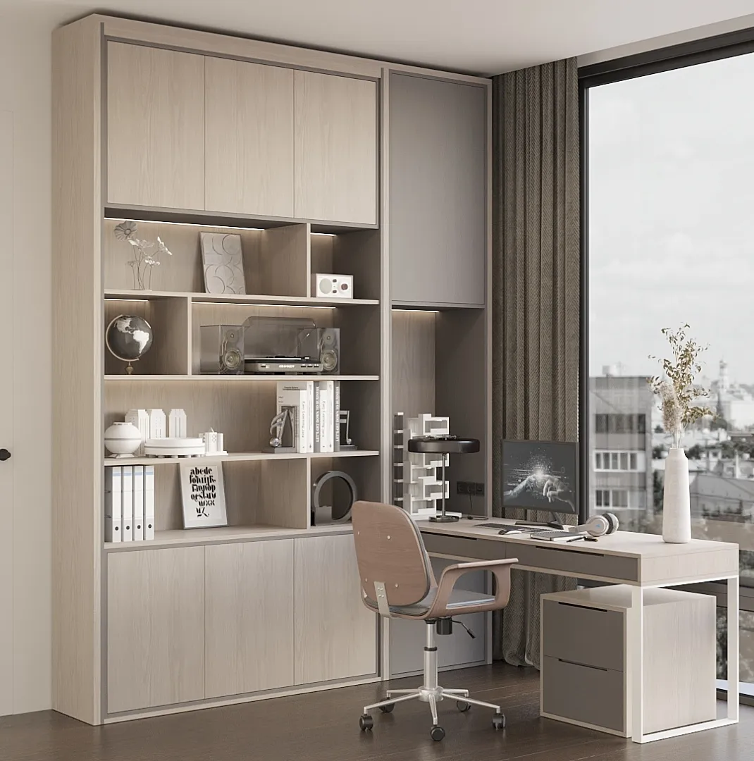 Кабинет с встроенным столом №7