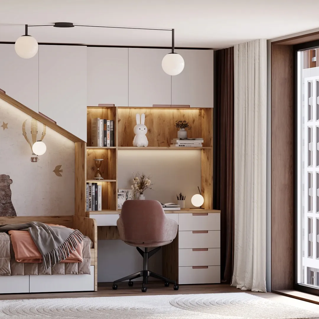 Лацио комната подростка с антресолью-домик  203