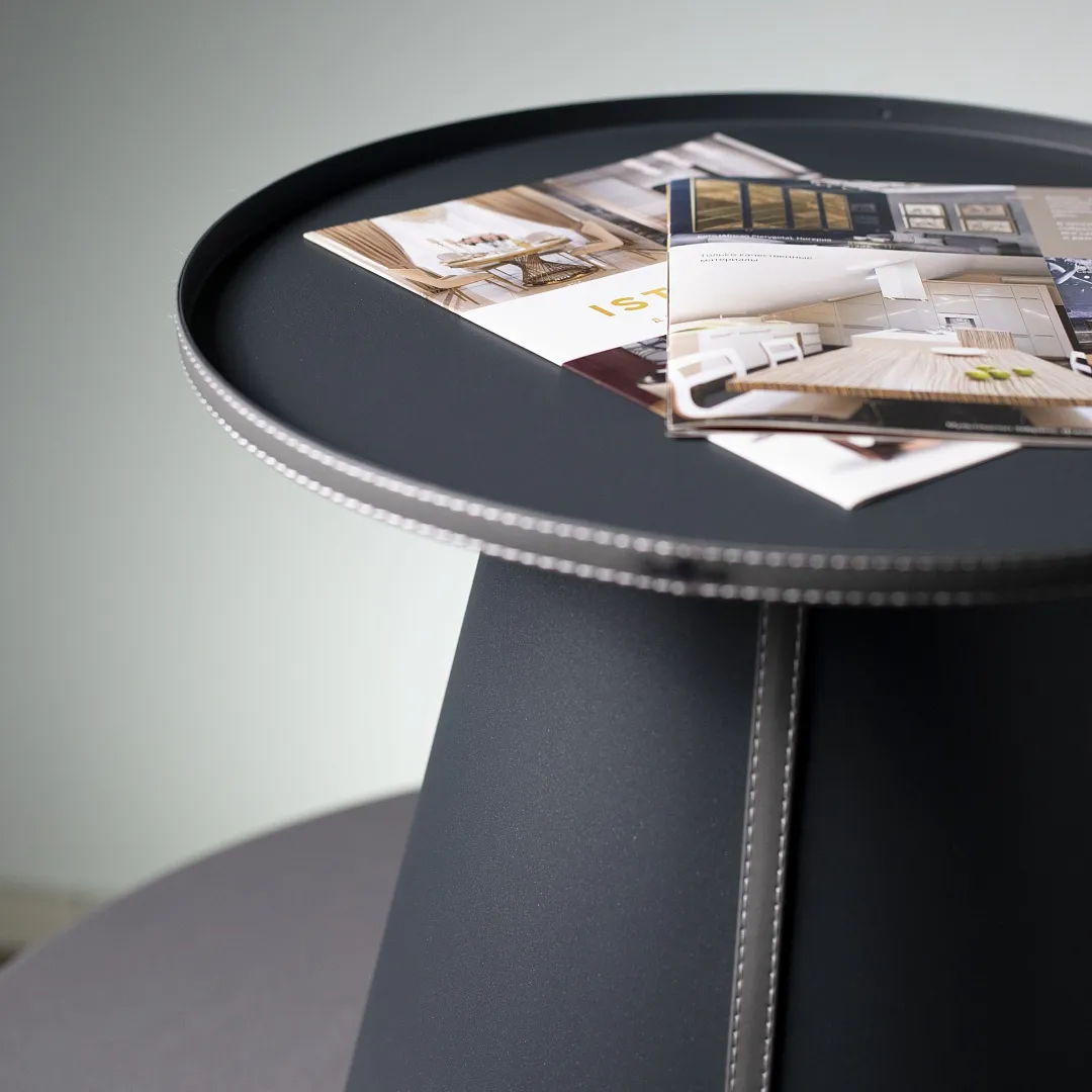 Столик журнальный SHT-CT61, цвет капучино муар/корица