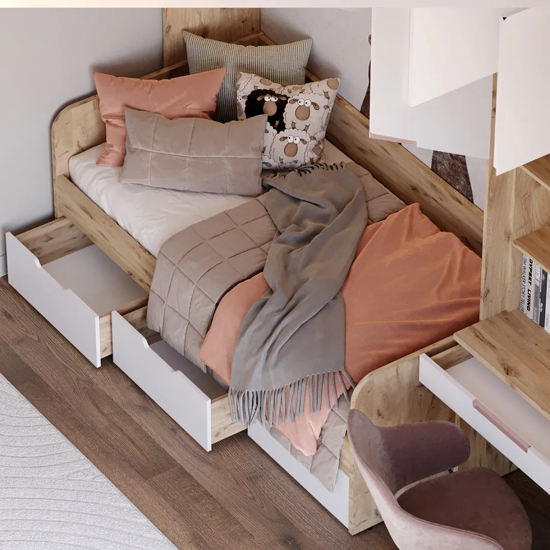 Лацио комната подростка с антресолью-домик  203