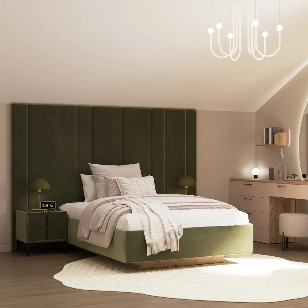 Мягкая стеновая панель «Стена уюта» 260 нестандарт