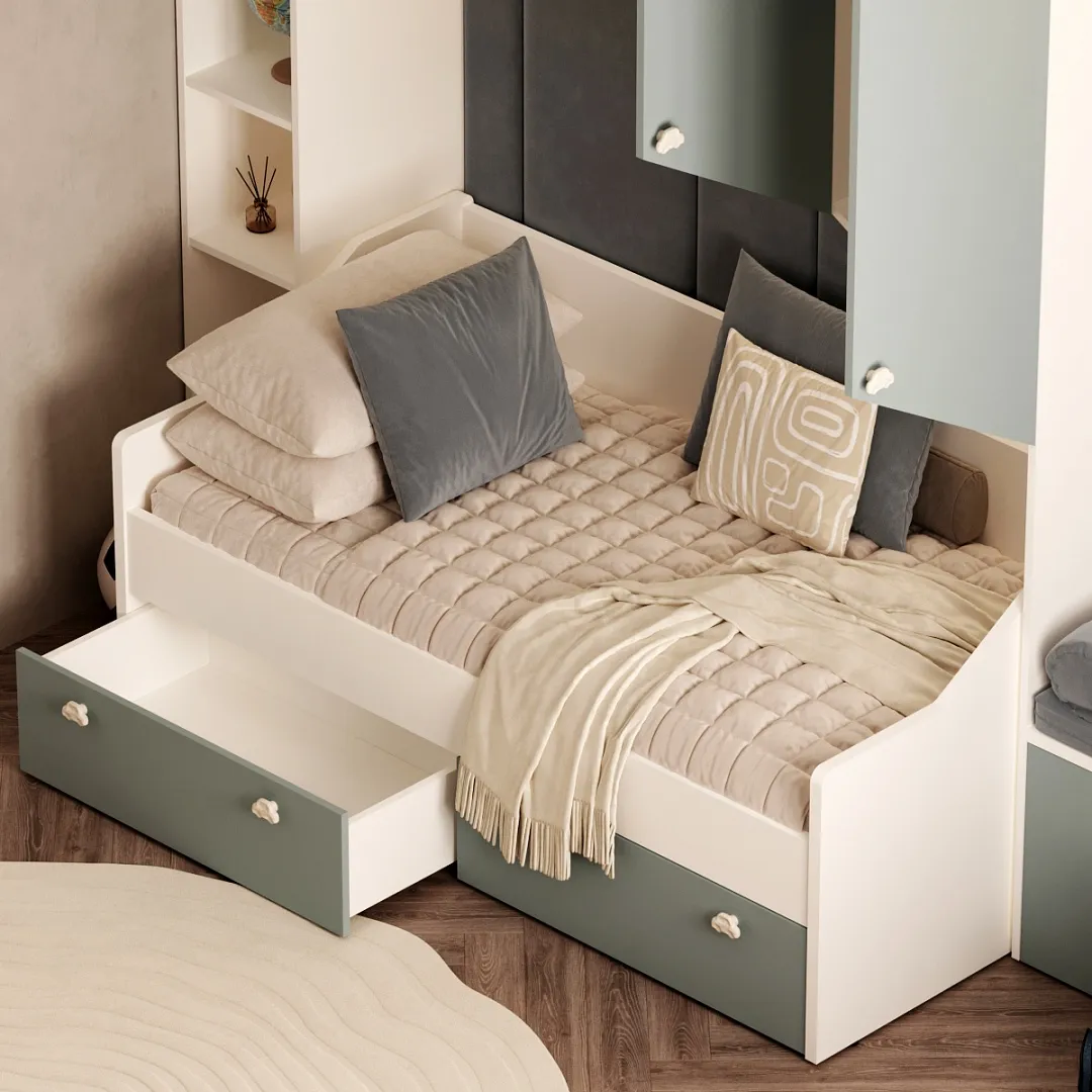 Кровать односпальная L902.160, 80x160